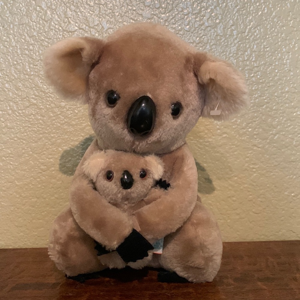 VTG R. Dakin Momma Koala 🐨 Bear & Baby Plush Set